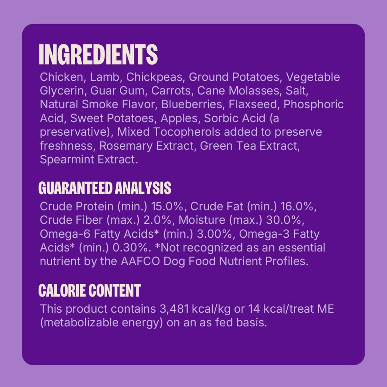 Delicious Wellness Rewarding Life Soft Dog Training Treats - Grain Free Chicken & Lamb Recipe for Happy, Healthy Dogs - 6 Oz Bag