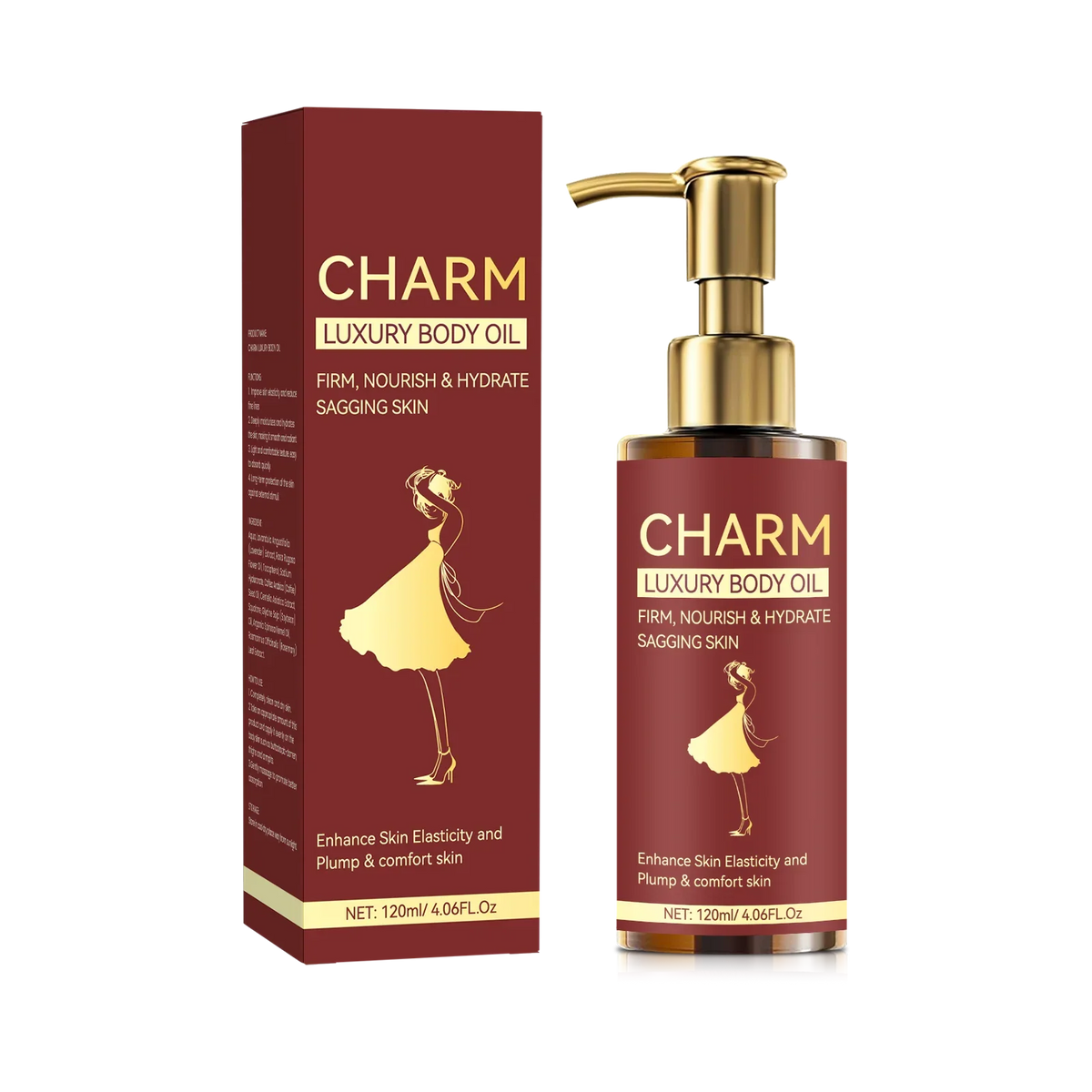 Tightening Body Oil Lightening Improve Dry Brightening Nourishing Lifting Firming Smooth Anti Cellulite Skin Care Massage Care
