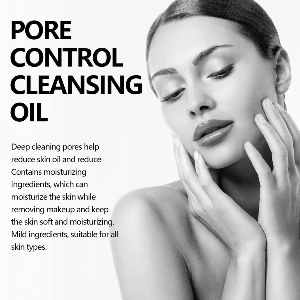 Pore Control Makeup Removal Cleansing Oil Gentle Makeup Removal Caring Skin Moisturizing Brightening Deep Cleansing Pore Skin