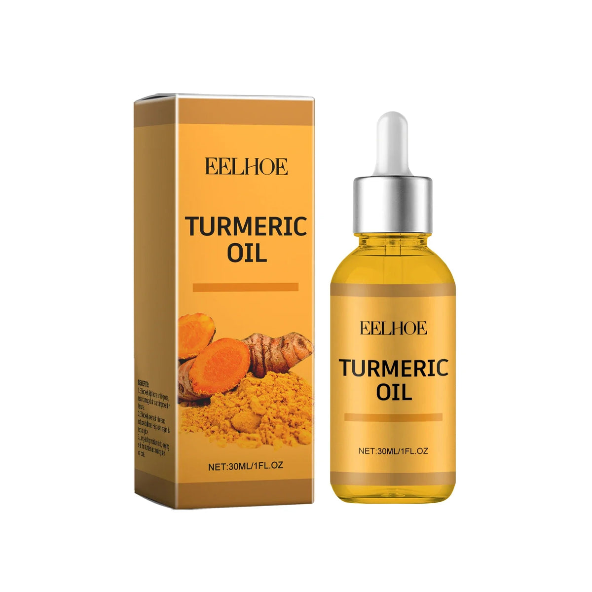 Turmeric Facial Oil Lightening Face Moisturizing & Skin Repair Smooth Deep Moisturizing Brightening Skin Care Essence Oil