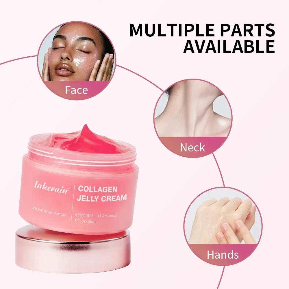 Anti Aging Collagen Face Cream 100ml Niacinamide Moisturizer Hydrating Gel For Tightening Soothing Firmness Skincare