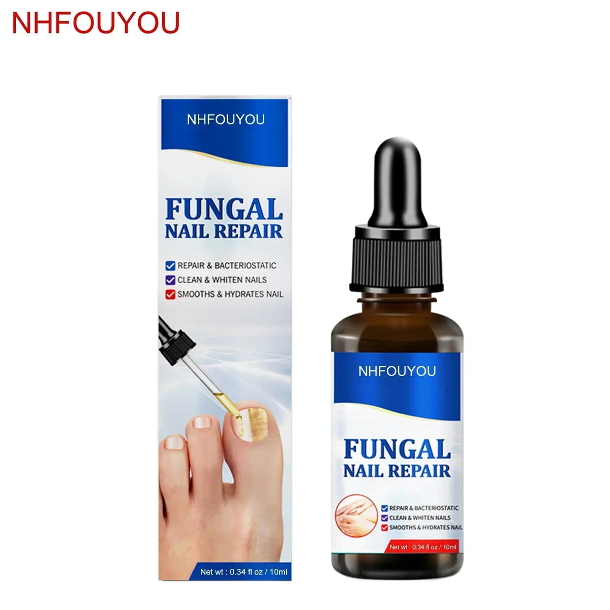 Nail Fungus Treatment Serum Toe Fungal Repair Products Hand Foot Care Removal Gel Anti Infection Paronychia Onychomycosis