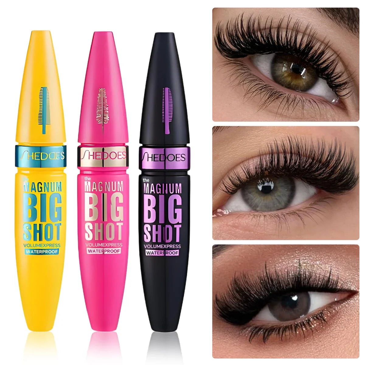 4D Black Mascara - Long-Lasting, Volumizing & Curling for All Skin Types - Perfect Valentine&
