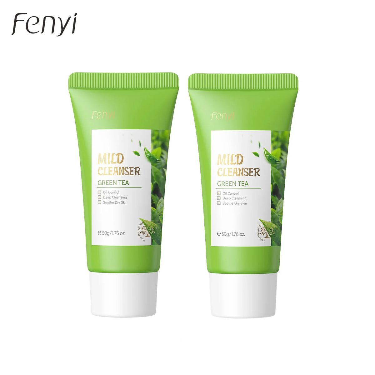 Green Tea Facial Cleanser 50g Skin Deep Cleansing Moisturizing Blackhead Removal Skincare Face Wash Foam Face Cleanser Skin Care