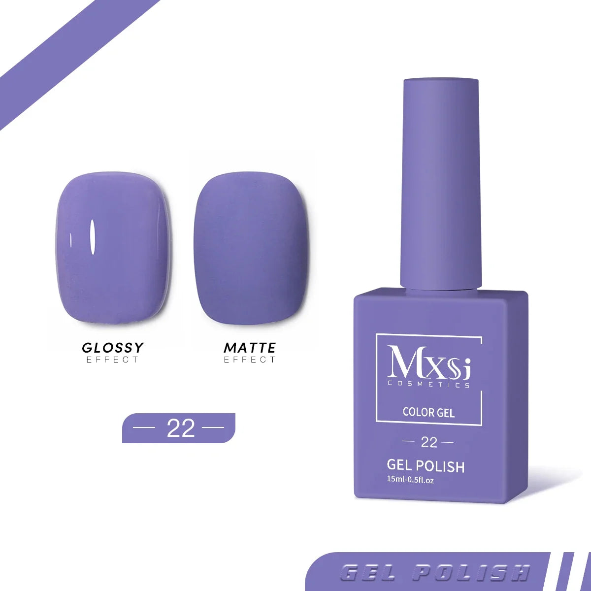 Mxsi 15ml Gel Nail Polish Neon Brown Royal Blue Red Green Pastal Nude Nail Art Varnish Gel Lacquer Top Coat UV Gel Nail Not Set