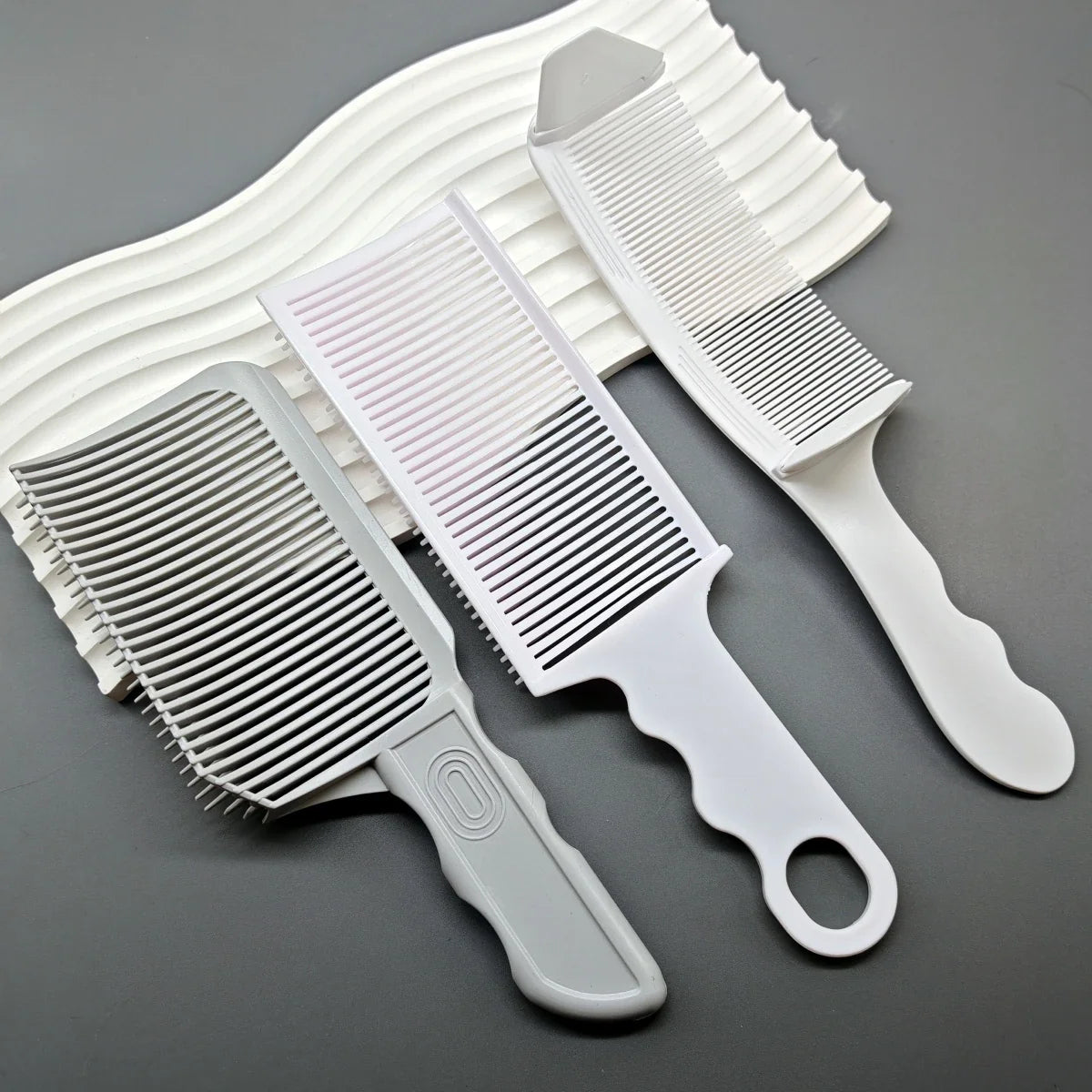 1/3Pcs Barber Hair Comb Kit Flat Top Hair Cutting Fading Stying Fade Comb Men Fade Brush Salon Hair Tool Accessories