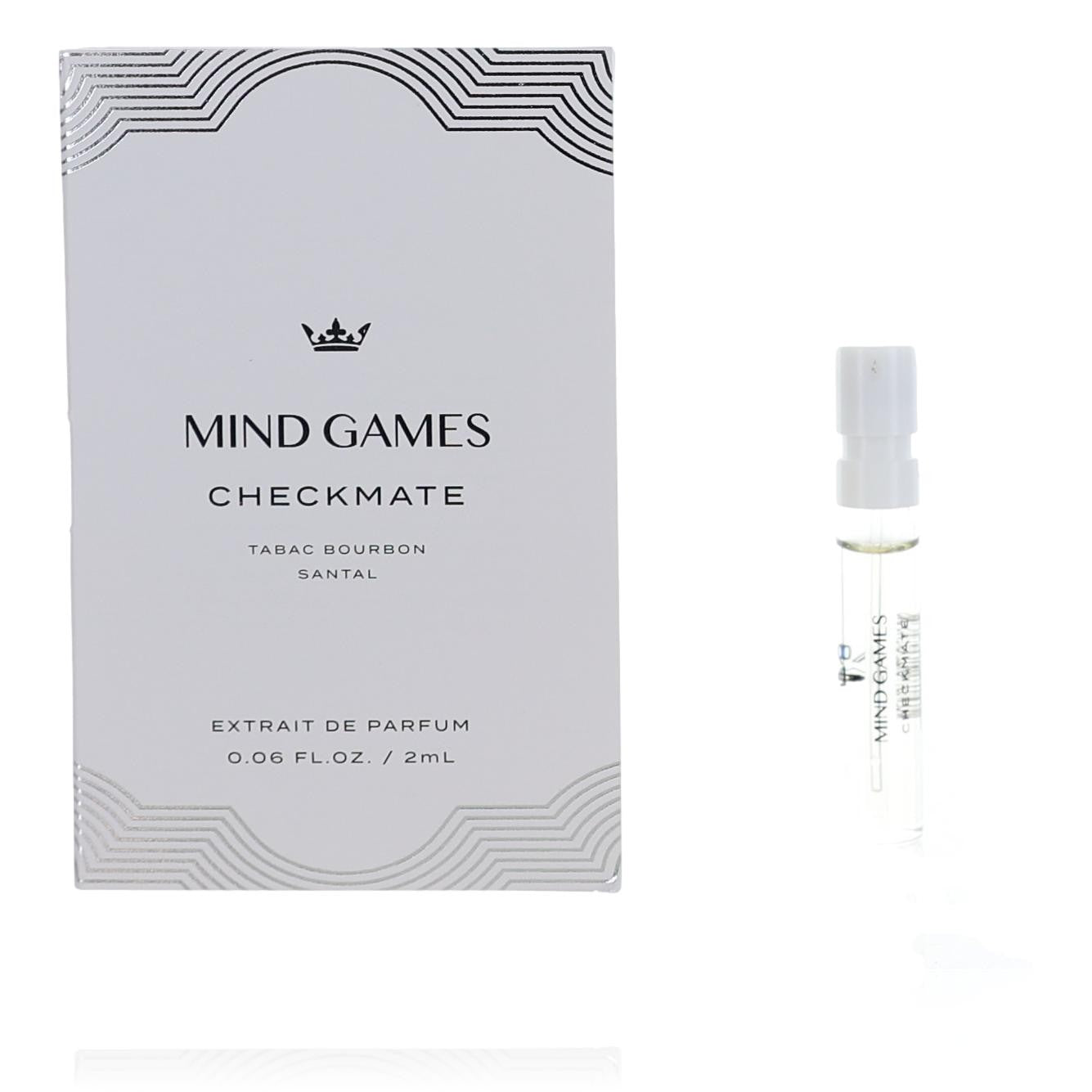 Checkmate Silver King, 0.06oz Extrait De Parfum for Unisex Sample