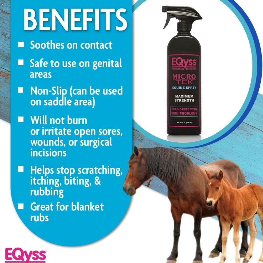 EQyss Micro-Tek Maximum Strength Soothing Spray for Horses