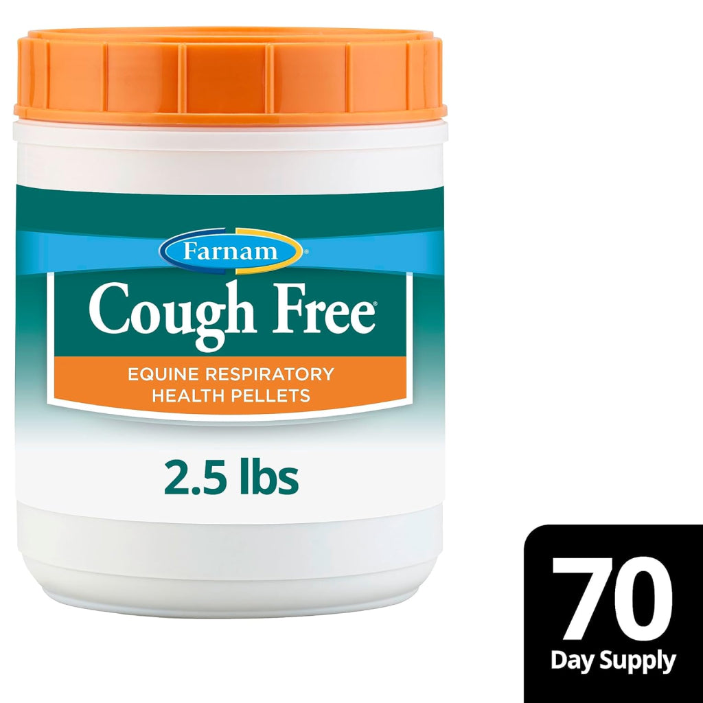 Farnam Cough Free Respiratory Supplement Health Pellets for Horses