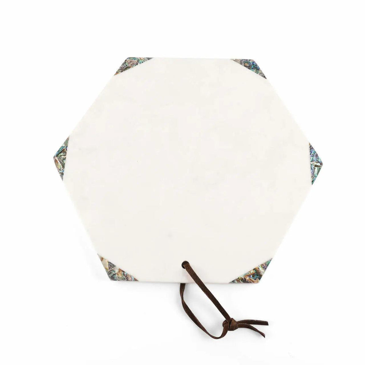 Ovada Hexagonal Marble Charcuterie Board