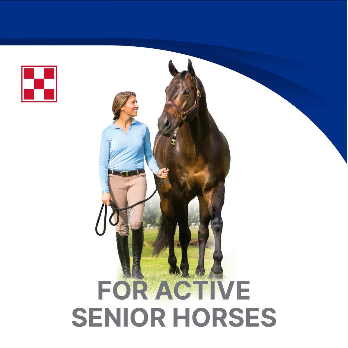 Purina Equine Senior Active Horse Feed, 50-lb