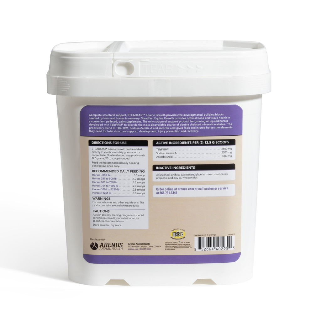 Steadfast Equine Growth Structural Support for Foals & Horses in Recovery, 5 lb