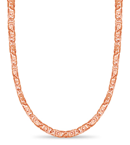Tiger Eye Solid White/Yellow/Rose Gold Handmade Necklace , 11mm, 16-30 Inch