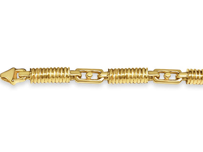 Spiral Tube Solid White/Yellow/Rose Gold Handmade Necklace , 8mm, 16-30 Inch