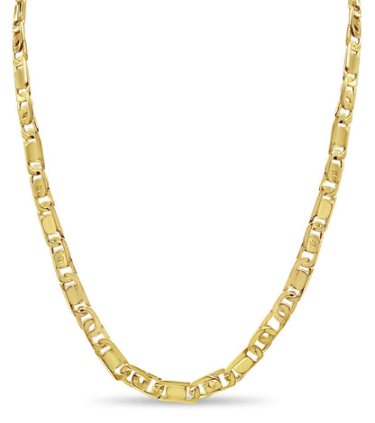 Tiger Eye &amp; Bar Solid White/Yellow/Rose Gold Handmade Necklace , 11mm, 16-30 Inch