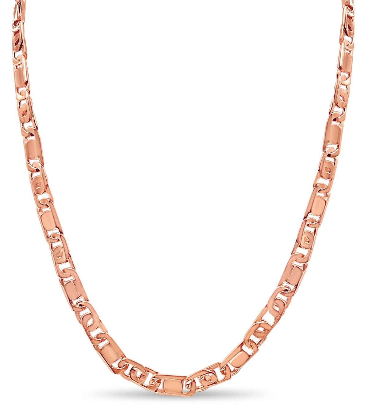 Tiger Eye &amp; Bar Solid White/Yellow/Rose Gold Handmade Necklace , 11mm, 16-30 Inch