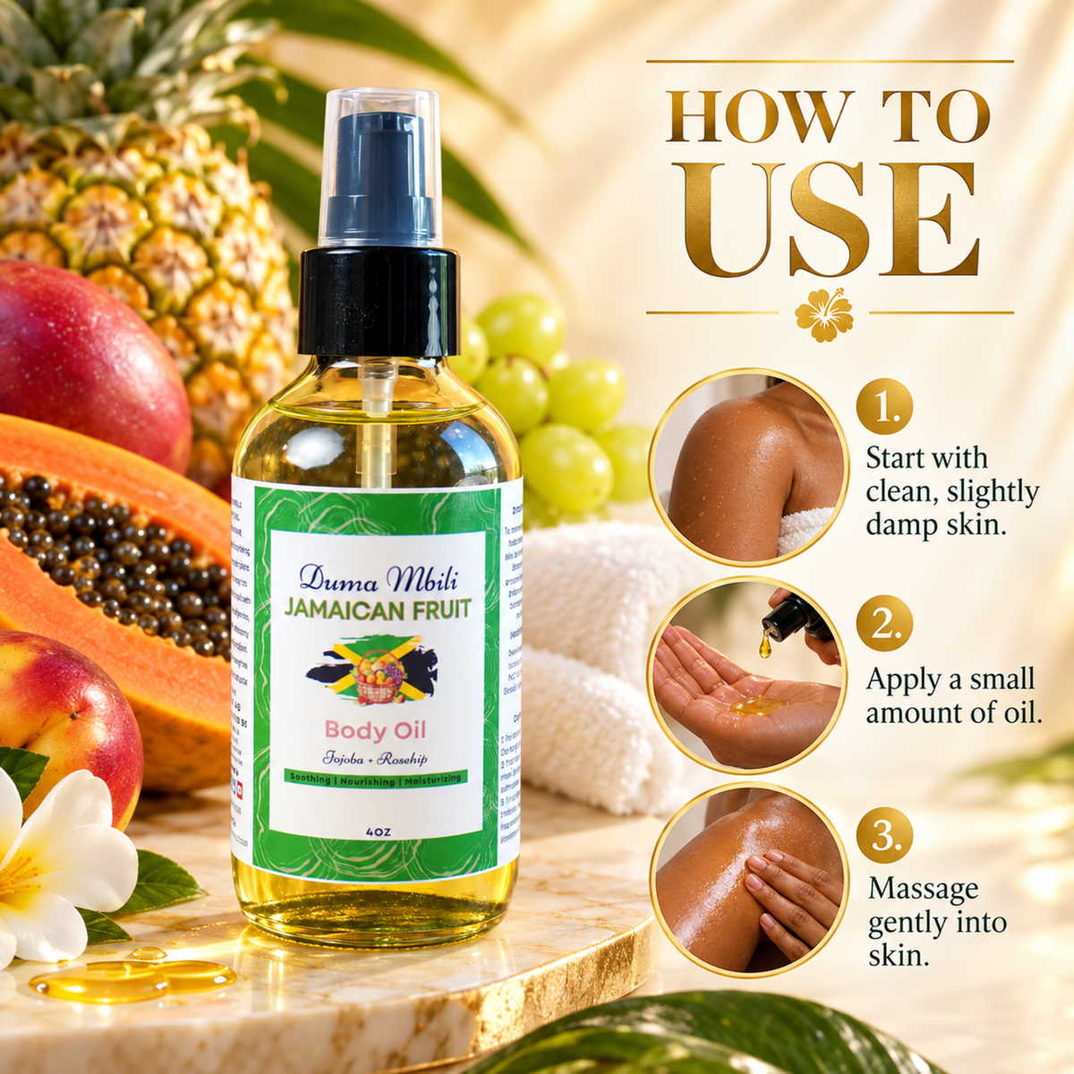 Jamaican Fruit Body Oil
