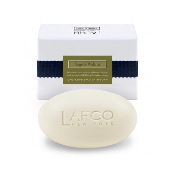 Lafco New York Sage &amp; Walnut Bath Soap 8.5oz