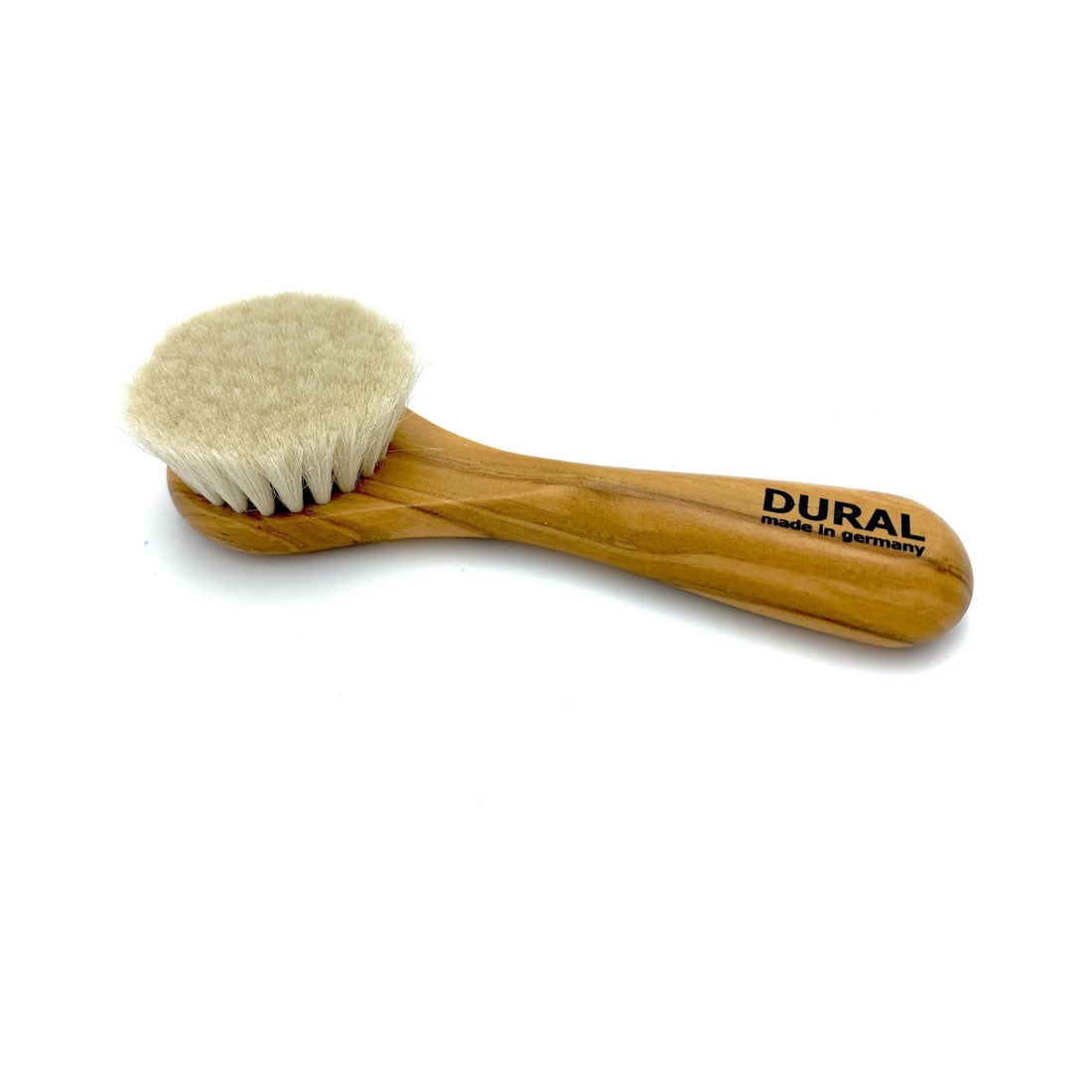 Dural Olivia Gesichtsmassageburste Face &amp; Skin Brush Natural Goats Hair Olive Wood