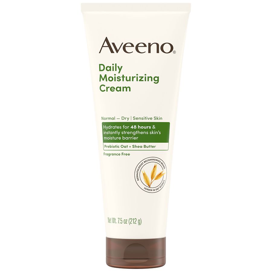Aveeno Daily Moisturizing Cream 7.5 Oz for Dry Sensitive Skin