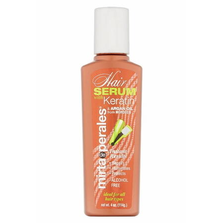Mirta De Perales Hair Serum With Keratin &amp; Argan Oil - 4 Oz