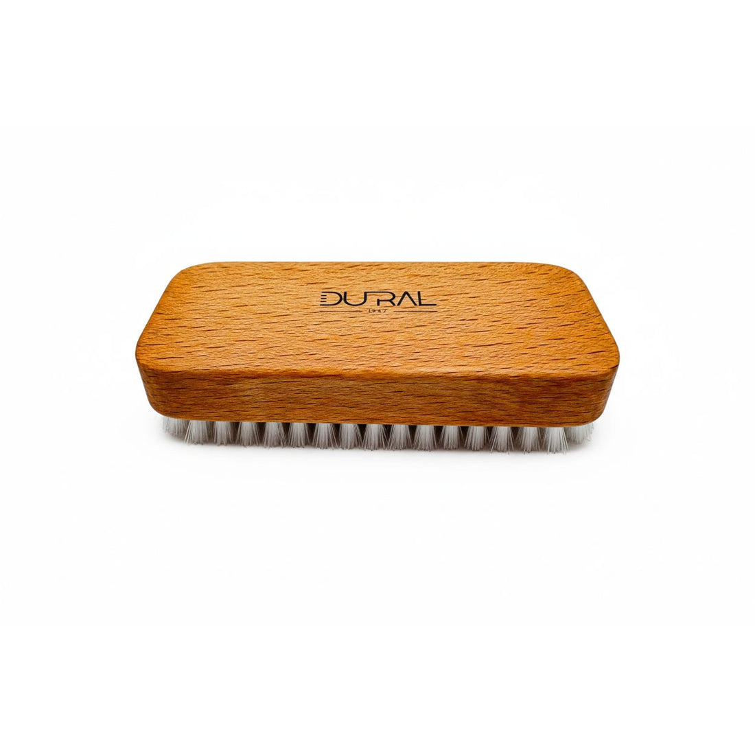 Dural Beech Wood Hand &amp; Nail Brush With Short White Nylon Bristles - 6 Rows