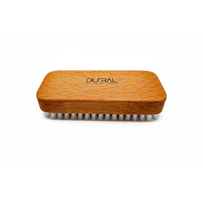 Dural Beech Wood Hand &amp; Nail Brush With Short White Nylon Bristles - 6 Rows