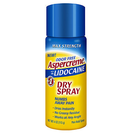 Aspercreme Spray 4 Lidocaine