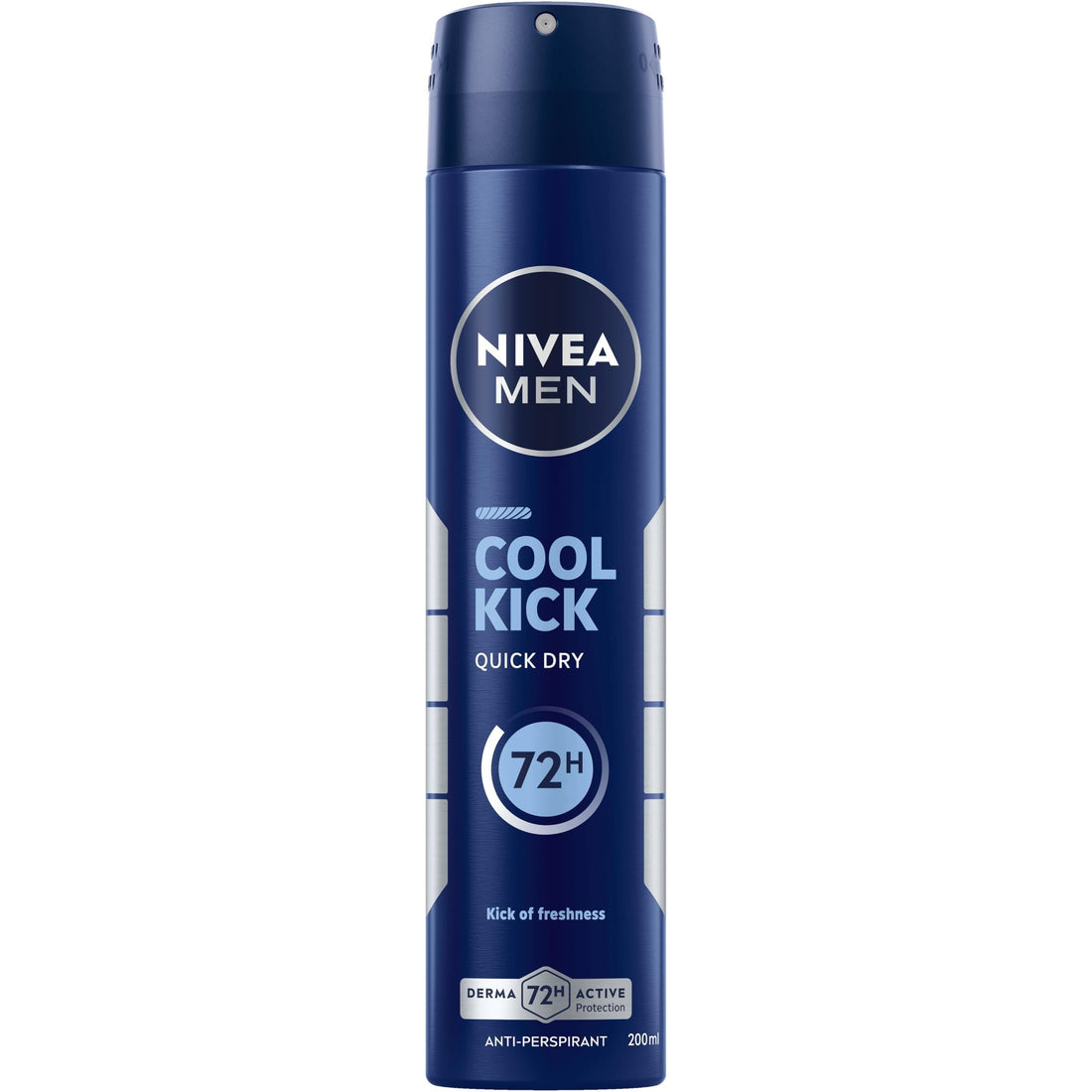 NIVEA MEN Deodorant Spray for Men Cool Kick Fresh Scent 72h 200ml