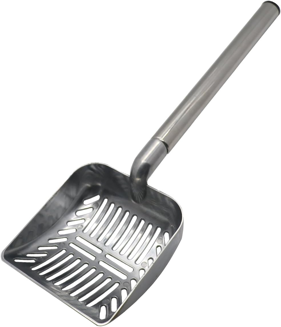 Upgrade Your Pet Care Routine with the Ultimate 23-Inch Stainless Steel Telescoping Litter Scoop for Cats and Dogs