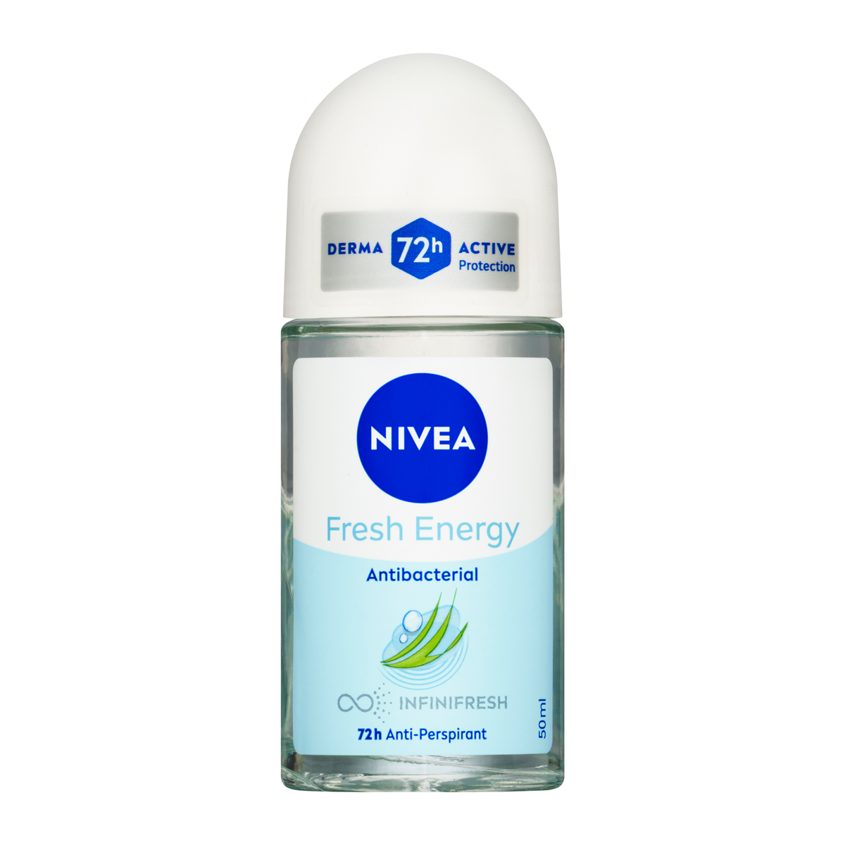 NIVEA Fresh Energy 72h Anti-Perspirant Roll-On 50ml – Antibacterial &amp; Lemongrass Extract