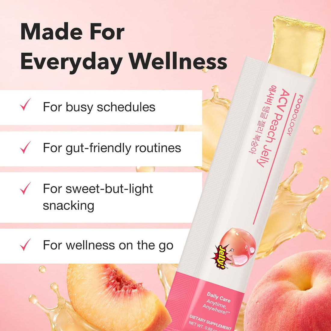 Foodology ACV Peach Jelly