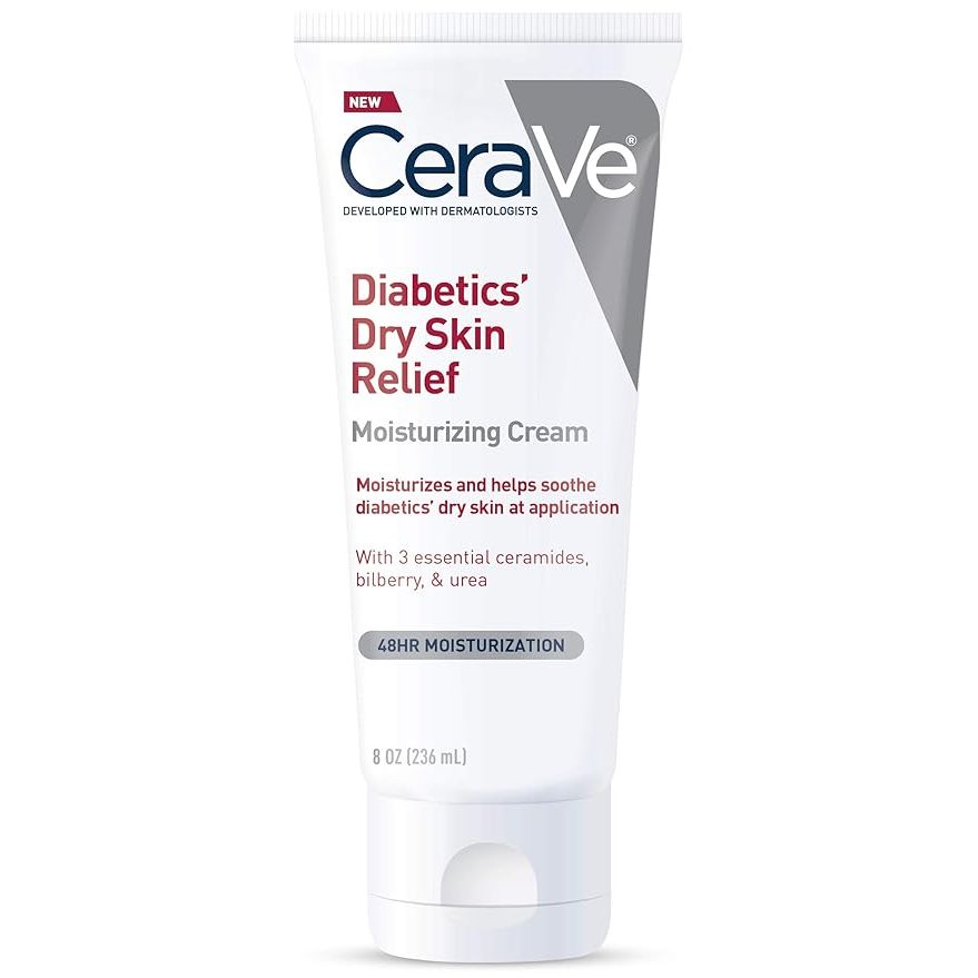 CeraVe Diabetics Dry Skin Relief Moisturizing Cream 8 Oz