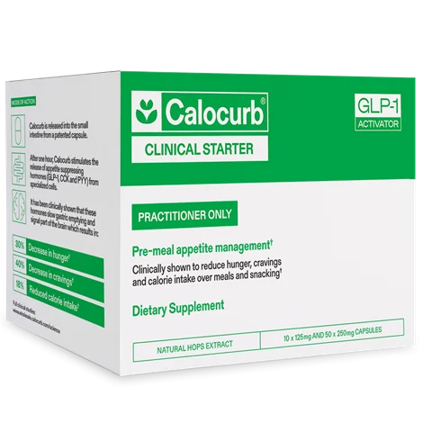 Calocurb Clinical Starter GLP-1 Activator (10 x 125mg &amp; 50 x 250mg Capsules)