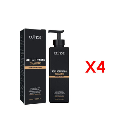 EELHOE Hair Regrowth Root Natural Herbal Dense Hair Shampoo Hair Repair Care Fluffy Smoothing Nourishing Anti Falling Shampoo