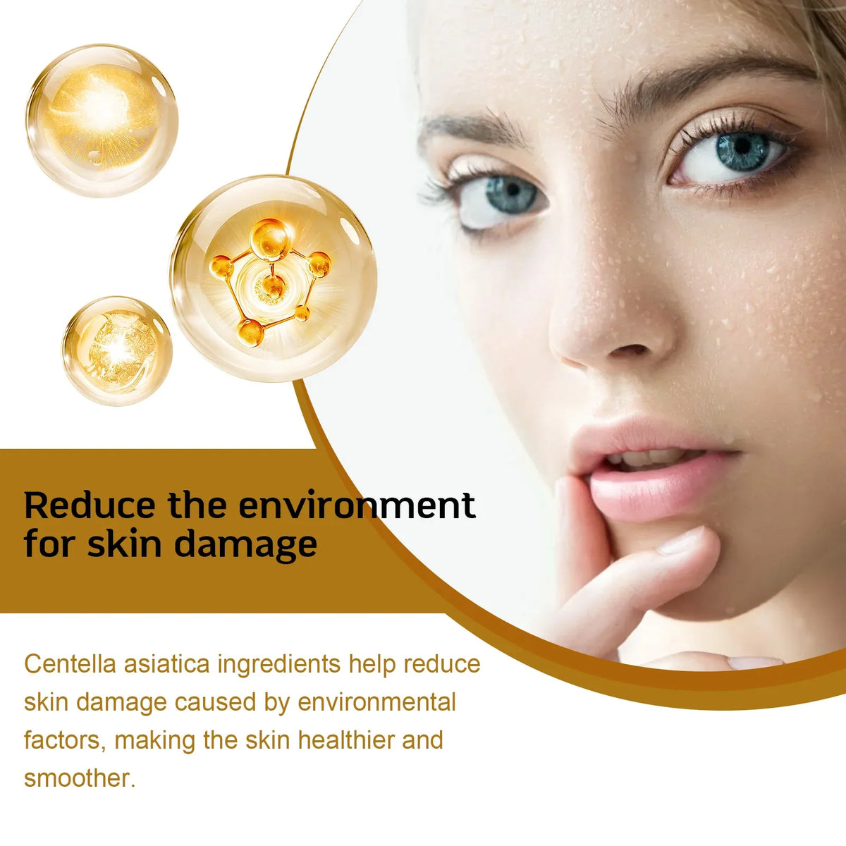 Centella Asiatica Skin Serum - Deep Moisturize &amp; Replenish Care Essence Improve Skin Health Relieve Dry &amp; Discomfort