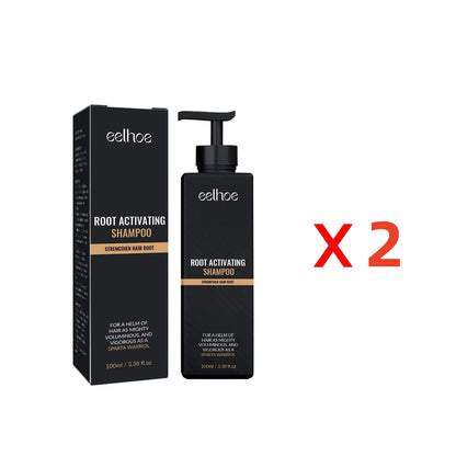 EELHOE Hair Regrowth Root Natural Herbal Dense Hair Shampoo Hair Repair Care Fluffy Smoothing Nourishing Anti Falling Shampoo