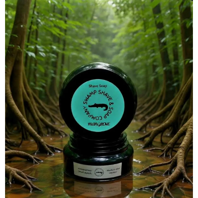 Swamp Shave &amp; Soap Company Mangrove Shave Soap 4.2 Oz