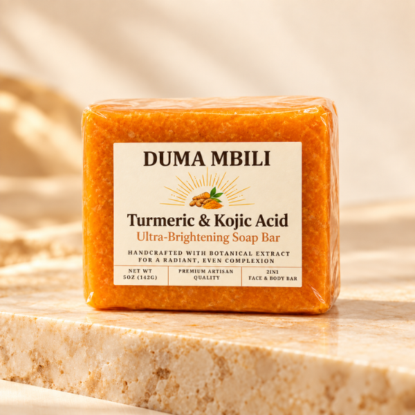 Duma Mbili Turmeric &amp; Kojic Acid Ultra-Brightening Soap Bar