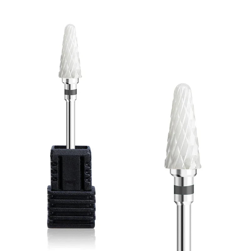 1pcs Ceramic Milling Cutter Nail Drill Bits Electric Manicure Drills Pedicure Mill Bits Machine Files Nail Art accessories Tool