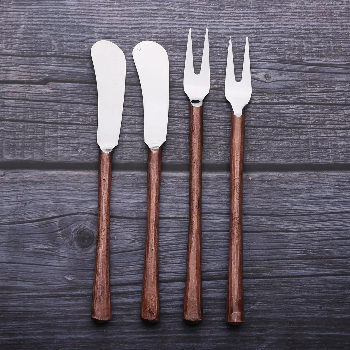MEDICKI CHEESE FORK &amp; SPREADER 4 PC. SET
