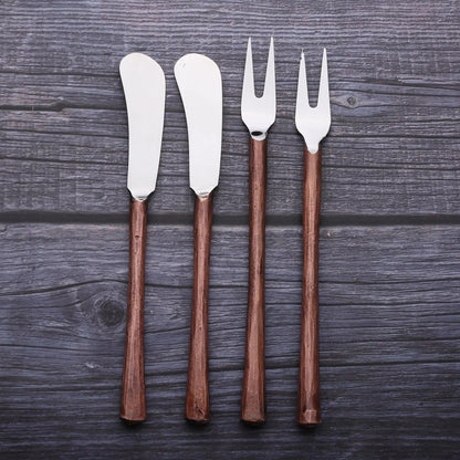 MEDICKI CHEESE FORK &amp; SPREADER 4 PC. SET