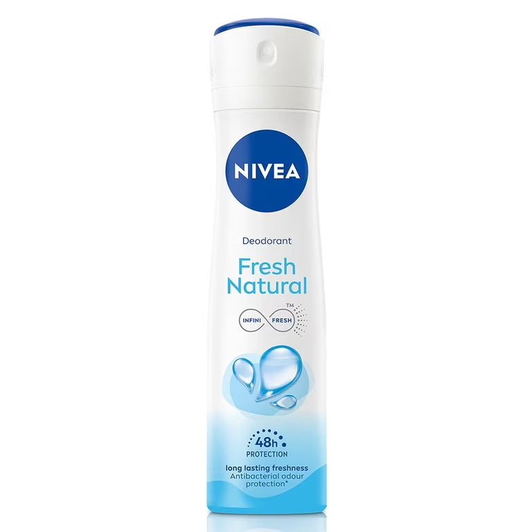 NIVEA Fresh Natural Deodorant Spray 48h Protection &amp; Marine Extracts 150ml