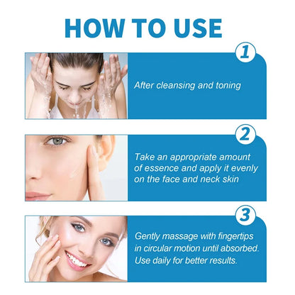 B5 Hyaluronic Acid Serum Facial Anti A-ging W-rinkle Lift Firming Fine Lines Lightening Dark Circle Skin Brightening Hyalu Serum