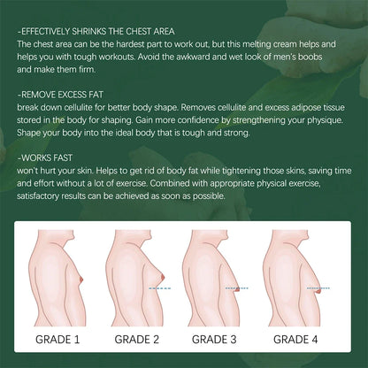 Gynecomastia Tightening Ginger Cream Weight Loss Cream Abdominal Muscle Fat Reduction Cream Fat Burning Cream For Men Women 30ml