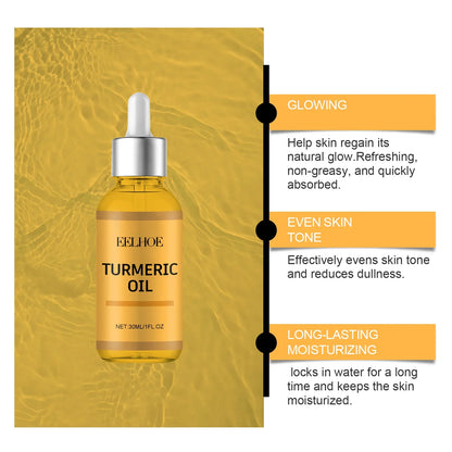 Turmeric Facial Oil Lightening Face Moisturizing &amp; Skin Repair Smooth Deep Moisturizing Brightening Skin Care Essence Oil
