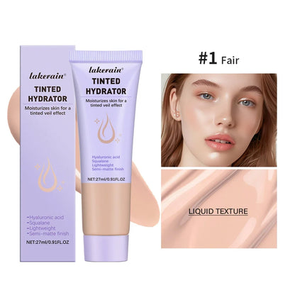High Coverage CC cream Foundation Tinted Hydrator Matte Finish Light Oil-Free Moisturizing Makeup Hyaluronic Acid Sheer