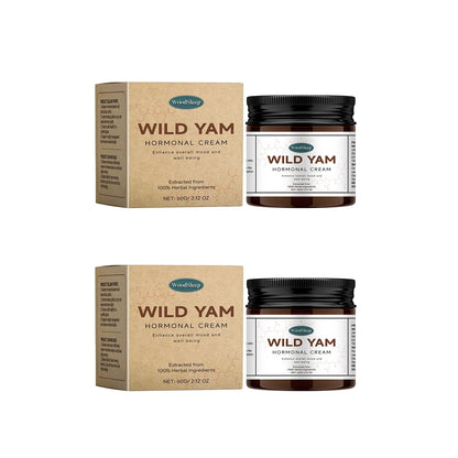 Wild Yam Cream Progesteron Hormone Regulation Balancing Tightening Smoothing Moisturizing Wrinkles Removing Women&