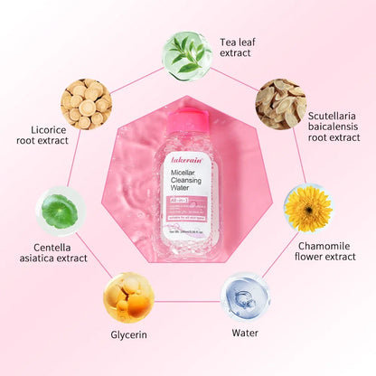 All in One Cleansing Water Deep Makeup Remove Sensitive Soothes Vegetarian Non-stimulating Cleaning Hydrate Cleansing Products