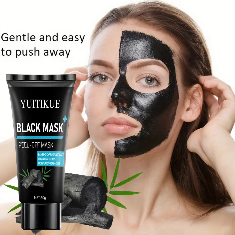 Activated Charcoal Deep Cleansing Pore Tightening Mask - Gentle exfoliation Say goodbye to enlarged pores and blackheads